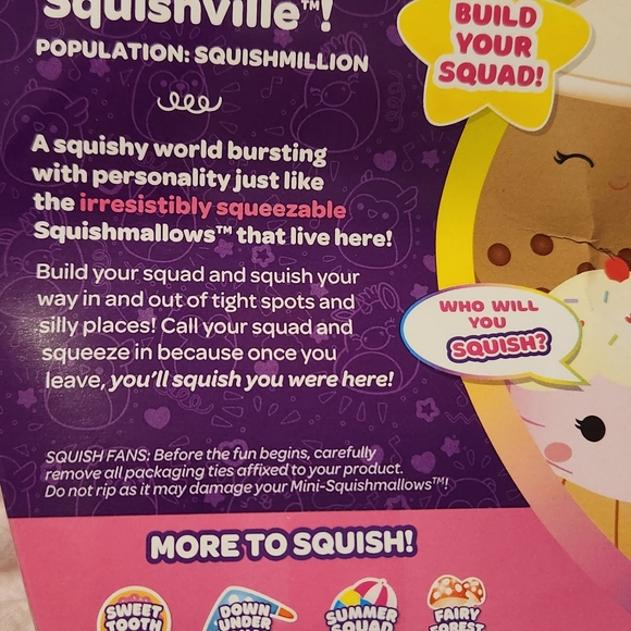 NWT in box Squishville original Squishmallows 6 pack - Picture 4 of 4
